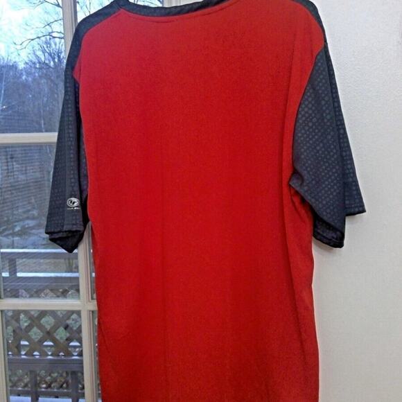 True Fan Washington Nationals Women's T-Shirt XL Red/Blue Patterned DC Logo MLB - Picture 5 of 6